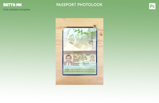 модерен стил на Доминика пасош нов сегашен шаблон за фотоизглед